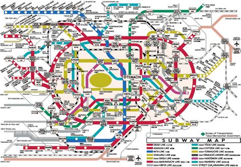 tokyo subway map | Tokyo subway, Subway map, Train map