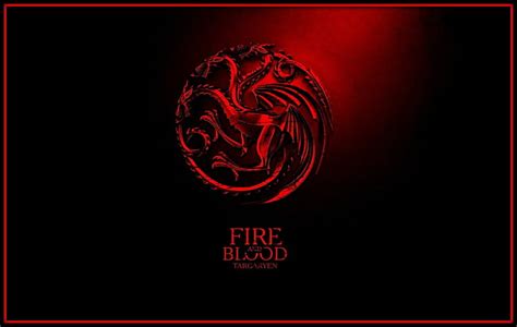 HD wallpaper: Fire and Blood logo, TV Show, Game Of Thrones | Wallpaper ...