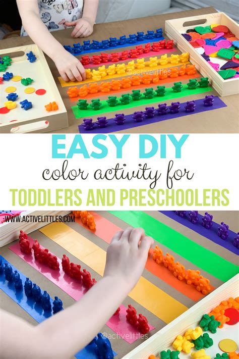 Easy DIY Color Activity for Toddlers and Preschoolers - Active Littles