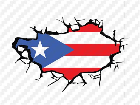 Puerto Rico Flag Svg Puerto Rican Flag Svg Distressed Flag Svg | The ...