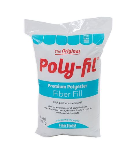 Poly-Fil 2 oz Premium Polyester Fiber Fill | JOANN | Fiber, Quick ...