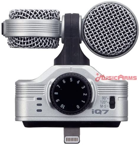 Zoom iQ7 Stereo Mid-Side Microphone ไมโครโฟนสำหรับ iOS | Music Arms ...