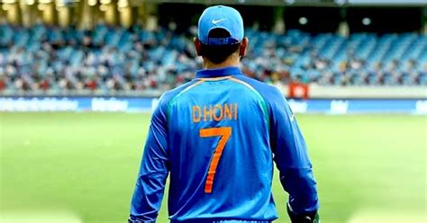 MS Dhoni Immortalised Jersey Number 7 & I Can't See Anyone Wearing It Again