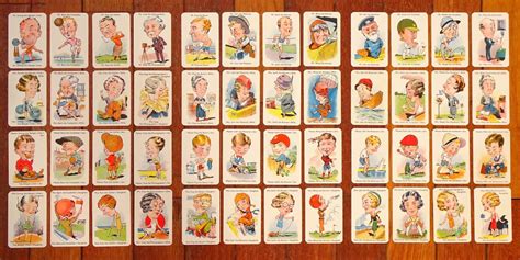 1935 Happy Families Card Game Promotional Deck produced for Nestlé ...