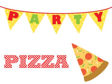 pizza party border clipart - Clip Art Library