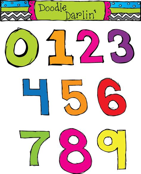 Basic Numbers Clipart Set | Clipart Panda - Free Clipart Images