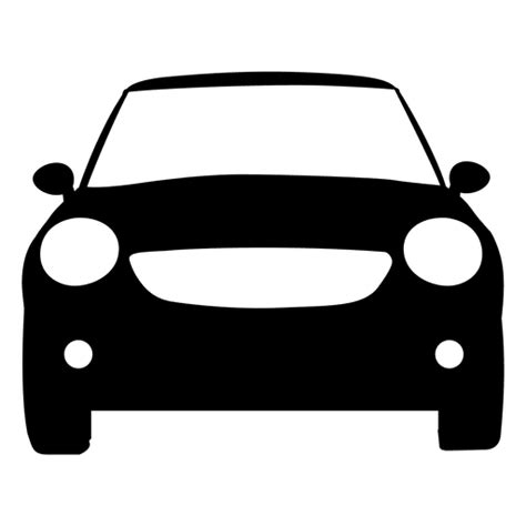 City car front view silhouette #AD , #Paid, #Ad, #car, #silhouette, # ...