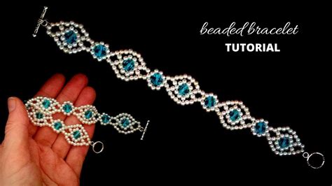 Simple Beaded Pattern. DIY Beaded Bracelet. Beginner Beading . - YouTube