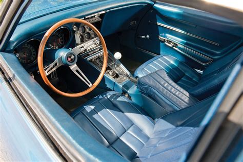 1968, Chevrolet, Corvette, L71, c3 , Cars, Blue, Interior Wallpapers HD ...