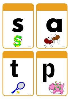 Jolly phonics flash cards group 1-4 by Aprillinda Khalid | TPT