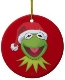 Kermit The Frog Christmas Ornament