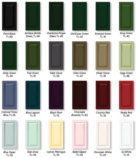 Exterior Shutter Colors | Standard Color Options | Timberlane | Shutter ...