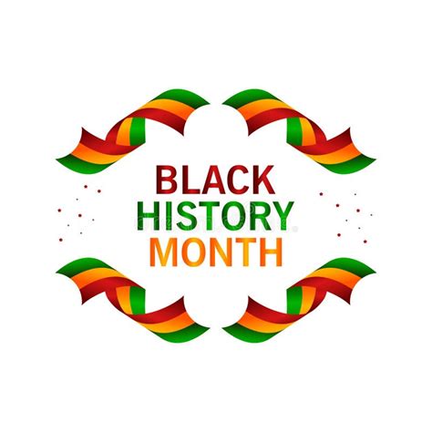 Black History Month Vector Design for Banner Print and Greeting ...