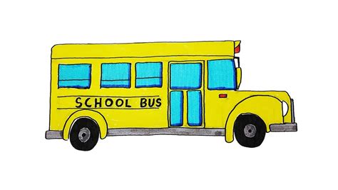 School Bus Drawing For Kids | Images and Photos finder