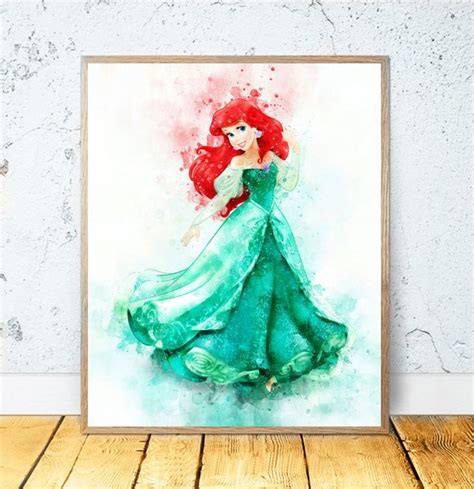 Set of 8 Disney Princesses Printable Art Disney Prints | Etsy ...