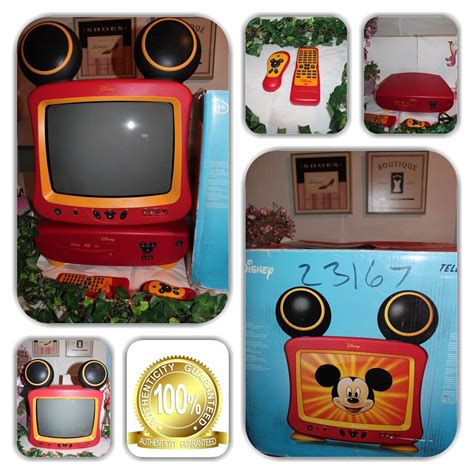 Mickey Mouse Tv with DVD/ VCR combo player hakodate-suiren.com