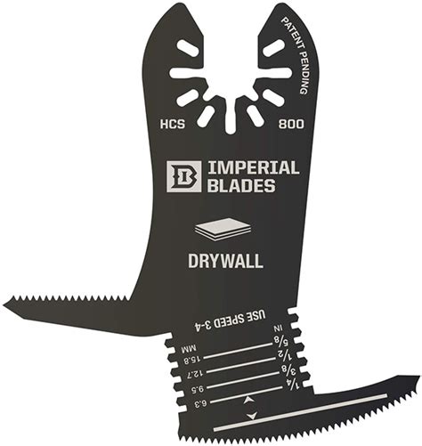 New Imperial Blades 4-in-1 Drywall-Cutting Oscillating Multi-Tool Blade