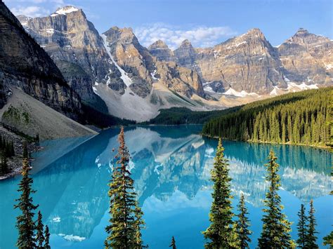 Moraine Lake, Banff, Alberta [2436X1125] #nature #photography #travel ...