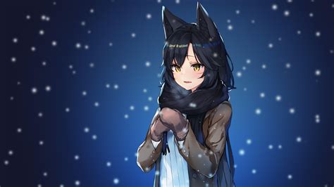 Anime Wolf Girl Wallpaper