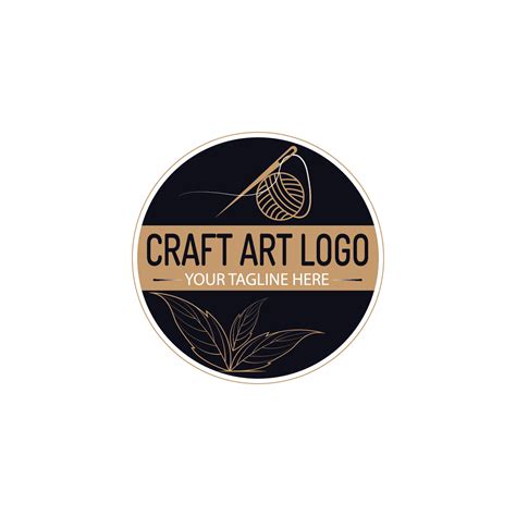 Craft art logo design template, Craft logo vector 23682517 Vector Art ...