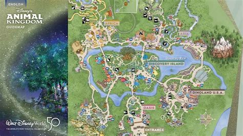 Disney Animal Kingdom Map 2024 in PDF and Printable Formats