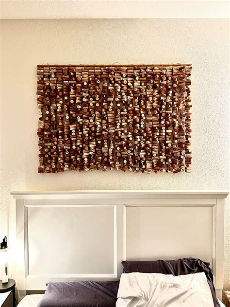 Hanging Cork Wall Art Piece - Etsy