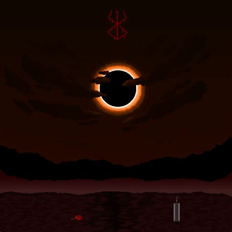 Remake of the eclipse in pixel art : r/Berserk