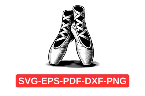 Ballet Shoes SVG Clipart, Ballerina SVG Graphic by Artful Assetsy ...