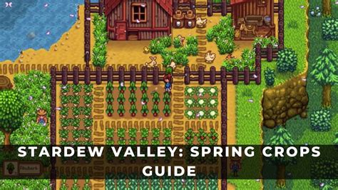 Stardew Valley: Spring Crops Guide - KeenGamer