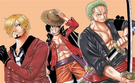 Download Luffy Zoro Sanji Fan Art Serious Desktop Wallpaper ...