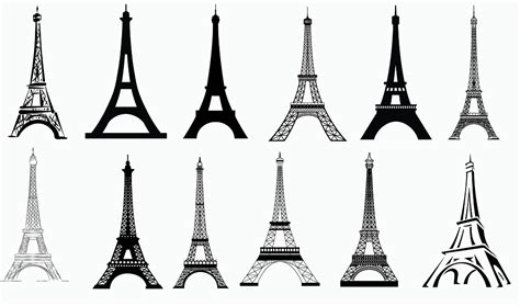 Buy Eiffel Tower svg,cut files,silhouette clipart,vinyl fil cheap ...