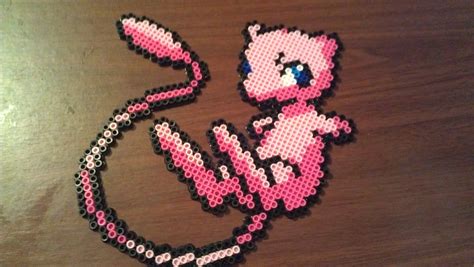 Perler Pokemon Mew Bead Sprite Pixel Art Pokemon Go