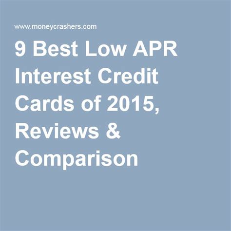 7 Best Low APR Interest Credit Cards – Reviews & Comparison | Small ...