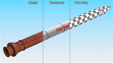 NASA Space Launch System Solid Rocket Booster 3D Model - TurboSquid 2051128