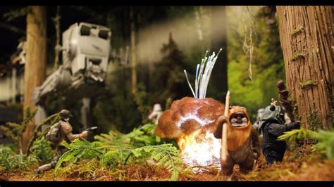 Star Wars Battle of Endor Forest Diorama - MAKING OF - YouTube