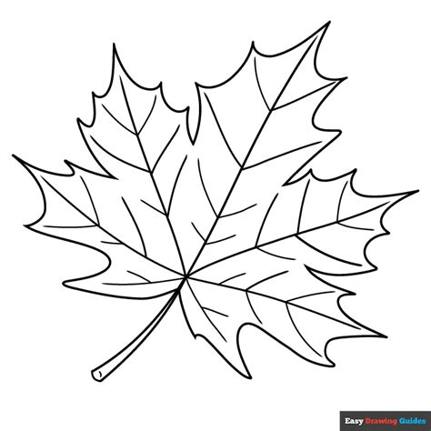 Leaf Coloring Pages