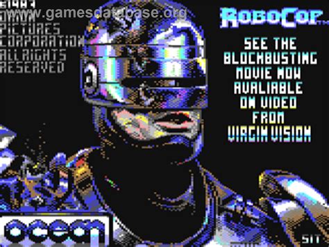 RoboCop - Commodore 64 - Artwork - Title Screen