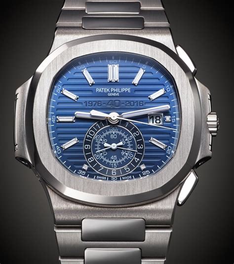 Patek Philippe Nautilus 40th Anniversary 5976/1G Watch Is 49.25mm Wide ...