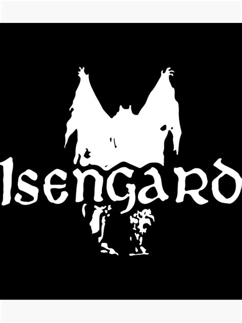 "Isengard Band Logo Teesshirts" Poster for Sale by erishbonil | Redbubble