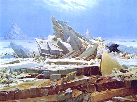 El mar de hielo - Caspar David Friedrich - Historia Arte (HA!)