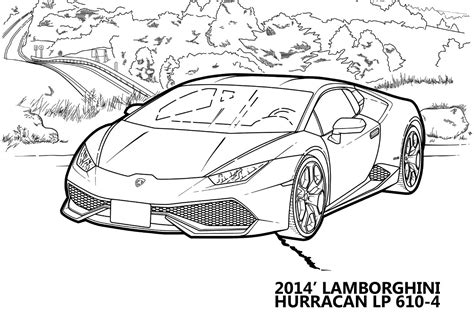 Lamborghini coloring pages - 50 Printable coloring pages