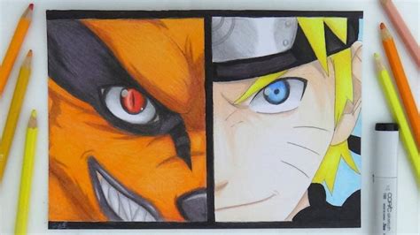 Nine Tails Tailed Beast Nine Tails Naruto Drawings - Yellow wallpaper