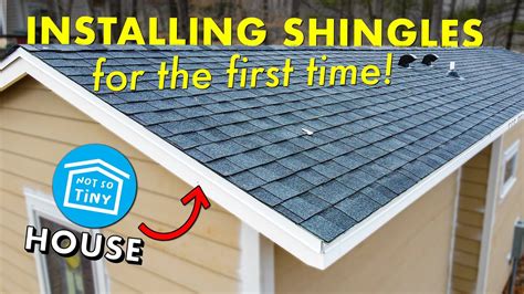 ROOFING THE TINY HOUSE & SHINGLES INSTALLATION // Not So Tiny House ...