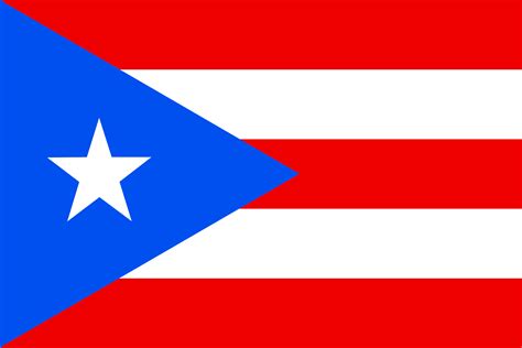 Clipart - Flag of Puerto Rico