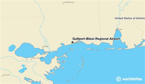 Gulfport-Biloxi Regional Airport (GPT) - WorldAtlas