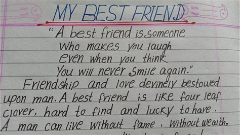 My Best Friend Essay || My Best Friend || Essay on My Best Friend ...