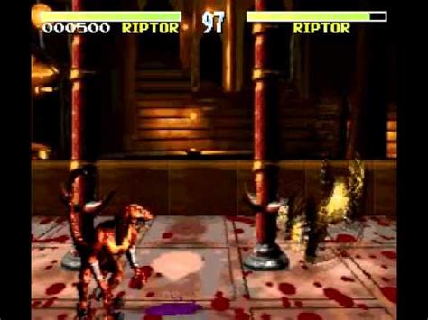 Snes Classics - Killer Instinct - Full gameplay Riptor - YouTube