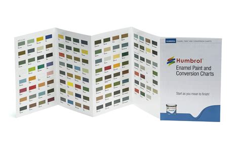 Buy Humbrol P1158 Colour Chart Enamel Colour Chart with Hi-Spec ...