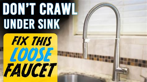 How To Fix Loose Kitchen Faucet - 2022 - YouTube