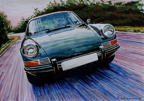 Porsche 911 Painting by Rimzil Galimzyanov - Fine Art America